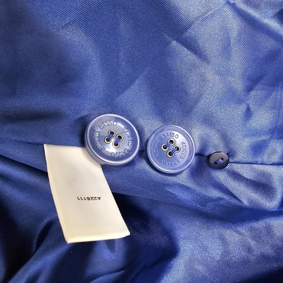 Dennis Basso Navy Blue Teddy Jacket - Picture 11 of 12